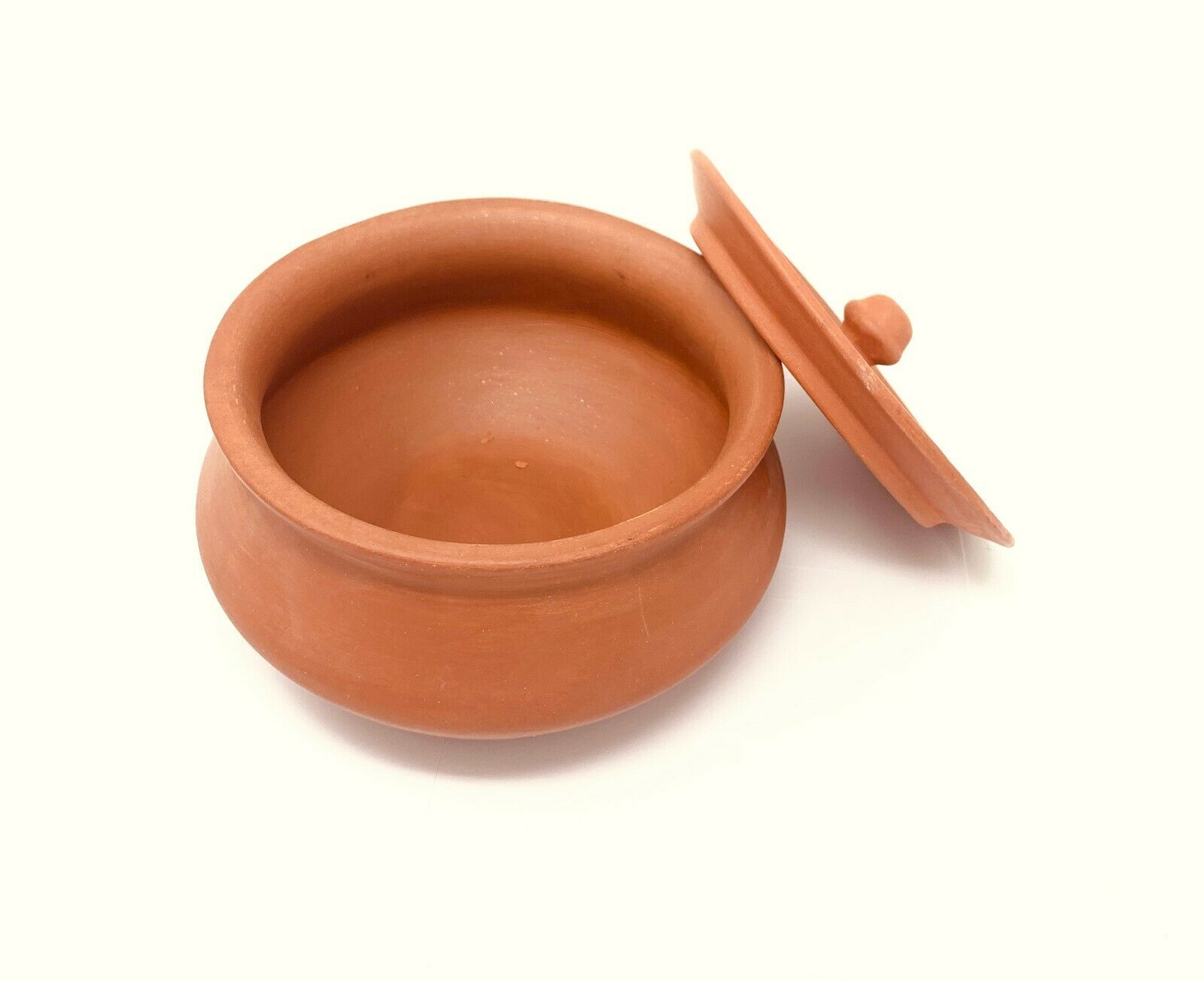 Terracotta/ Clay Handi For Serving/cooking/mitti Handi/curd Pot .75/1 & /1.8 L
