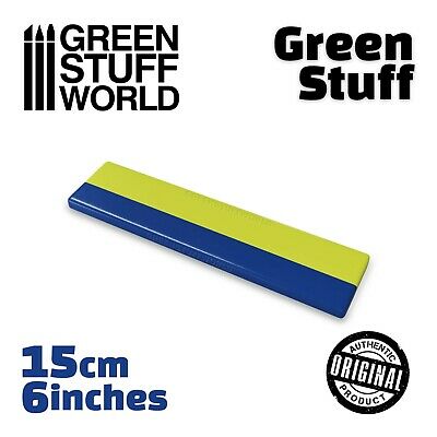 Green Stuff 6 Inches - Kneadatite Blue Yellow Duro Sculpting Putty Warhammer 40k