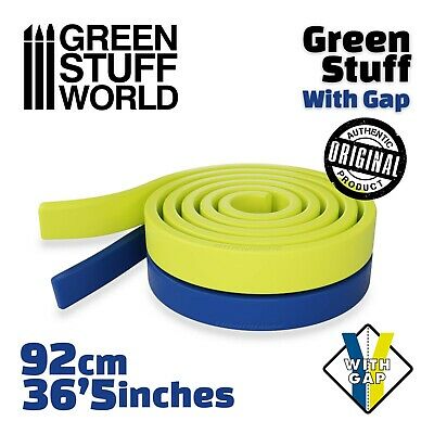 Green Stuff 36 Inches (92 Cm) With Gap - Kneadatite Blue Yellow Warhammer 40k