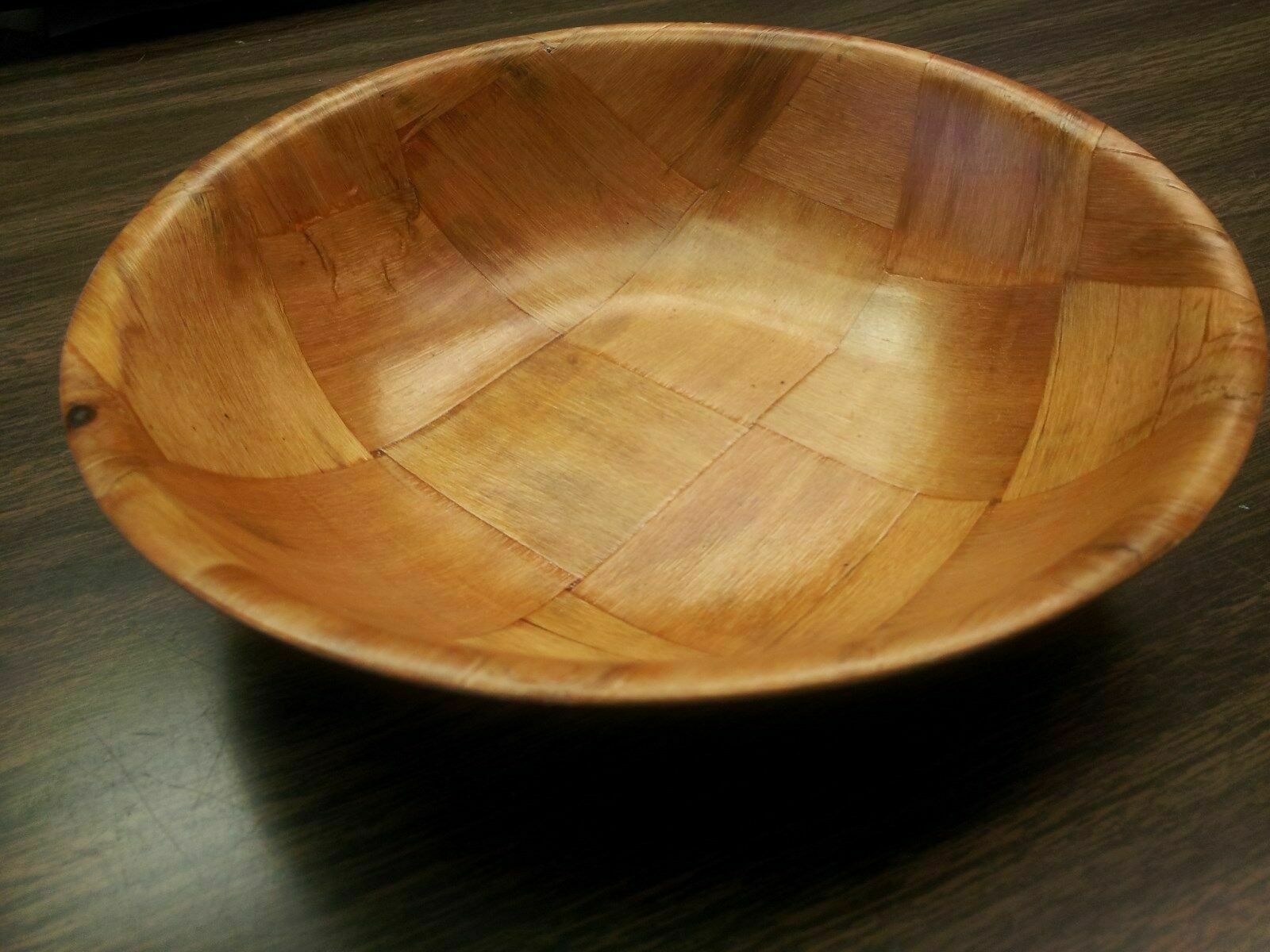 (set Of 8) Bowls Wood Weave 6" Salad Bowl Dishwasher/toxic Safe