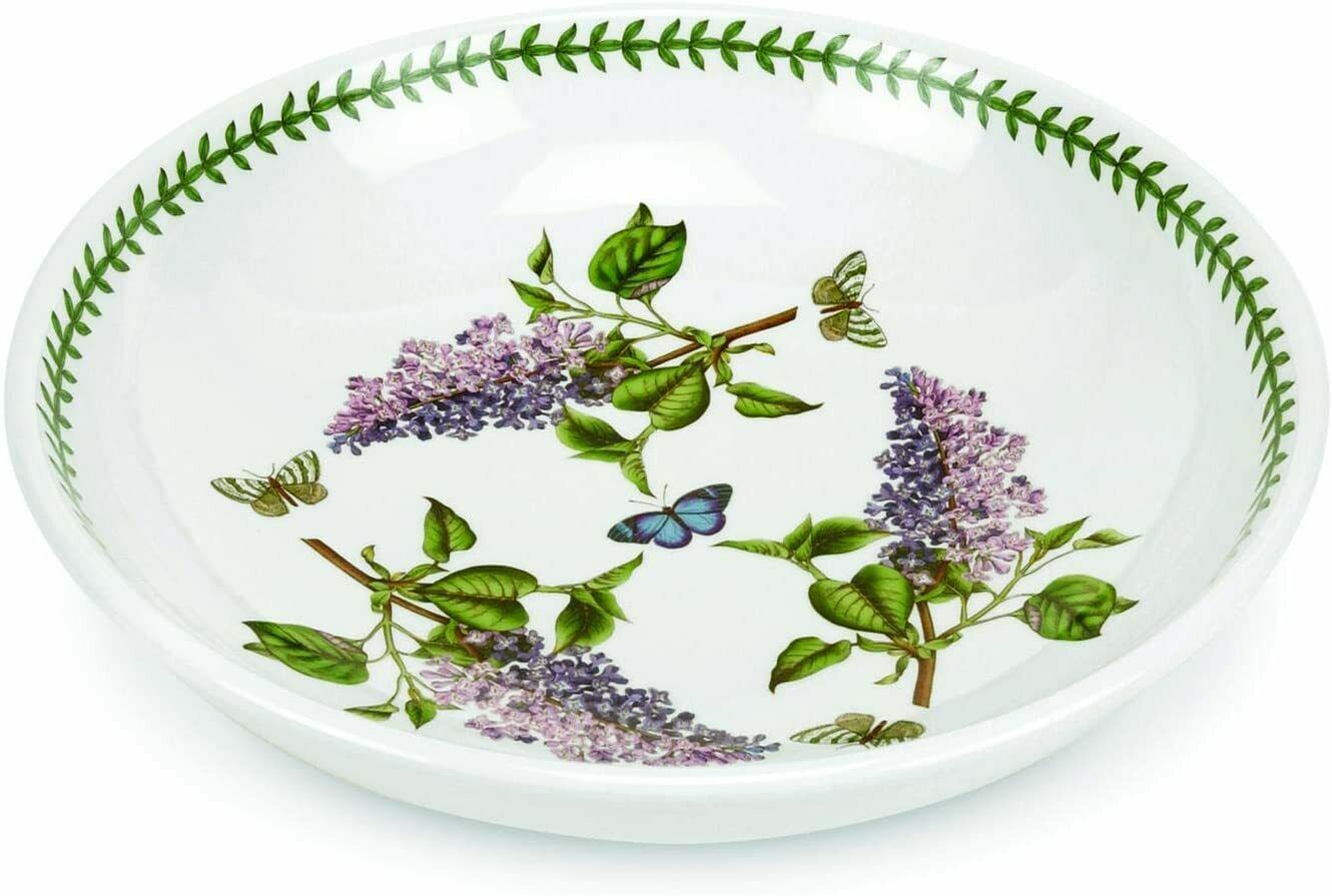 Portmeirion Botanic Garden 13 Inch Pasta/low Fruit Bowl (lilac) Porcelain